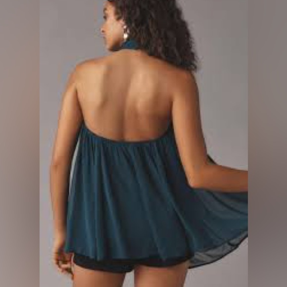 BNWT By Anthropologie Halter Tank size XL - Picture 2 of 2